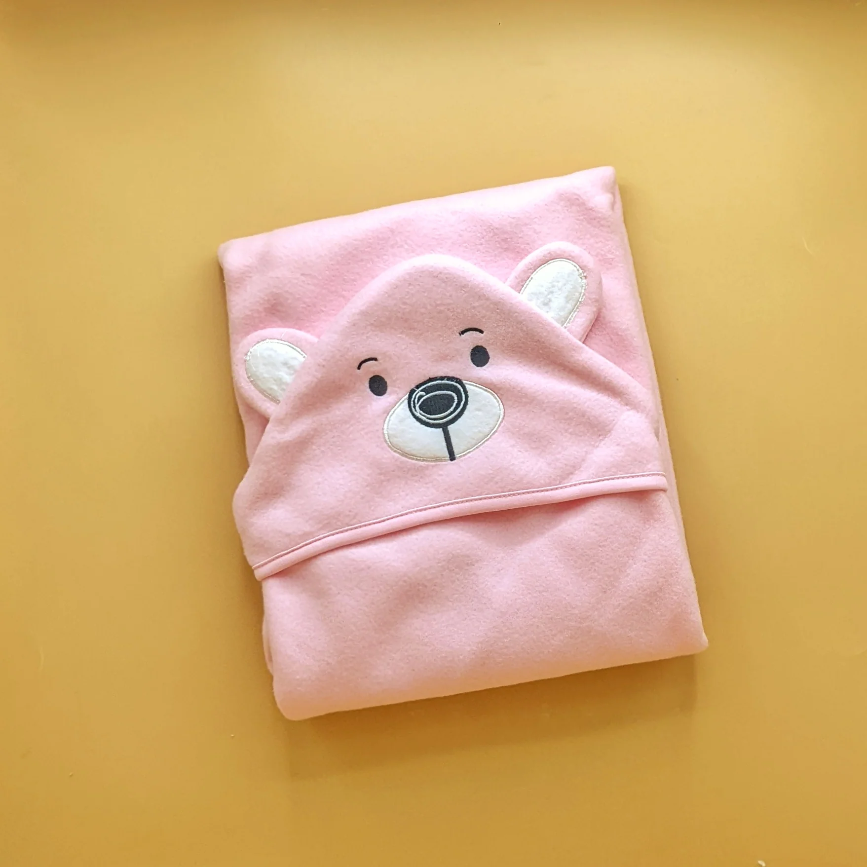 Hooded Wrapping Sheet/Blanket - Winter - Bear ๐ป - Image 4