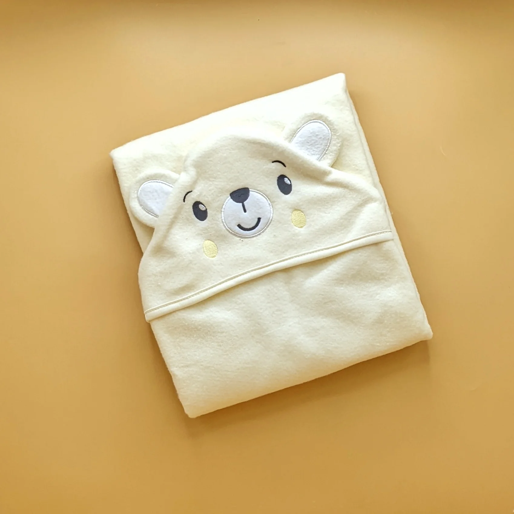 Hooded Wrapping Sheet/Blanket - Winter - Bear ๐ป - Image 9
